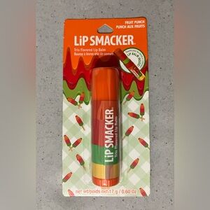 NEW Lip Smacker Trio JUMBO Flavored Lip Balm FRUIT PUNCH Biggy Ice‎ Pop 3x Sized